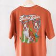 Boston Terrier Women's Comfort Colors T-Shirt Back Print Yam