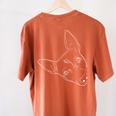 Dog American Hairless Terrier Women's Comfort Colors T-Shirt Back Print Yam