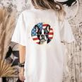 Boston Bull Terrier Women Boston Terrier Dog Mom Women's Comfort Colors T-Shirt Back Print Ivory