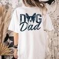 Boston Terrier Dog Dad Women's Comfort Colors T-Shirt Back Print Ivory
