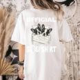 Boston Terrier Dog Official Sleepshirt Pajamas Nightgown For Men Women Girls Kids Women's Comfort Colors T-Shirt Back Print Ivory