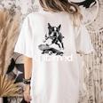 Boston Terrier Dog Untamed For Men Women Women's Comfort Colors T-Shirt Back Print Ivory