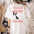 Boston Terrier Mom American Gentleman Dog Lover Mother's Day Women's Comfort Colors T-Shirt Back Print Ivory