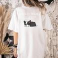 Boston Terrier Puppy Need More Sleep Pajama For Bedtime Women's Comfort Colors T-Shirt Back Print Ivory