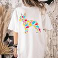 Boston Terrier Tacos Mexican Cinco De Mayo Taco Women's Comfort Colors T-Shirt Back Print Ivory