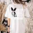 Coolest Boston Terrier Grandma Dog Women's Comfort Colors T-Shirt Back Print Ivory