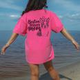 Boston Terrier Dog Bostie Mom Idea For Women Women's Comfort Colors T-Shirt Back Print Crunchberry