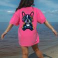 Boston Terrier Lovers Gaming Headphones Boston Terrier Women's Comfort Colors T-Shirt Back Print Crunchberry