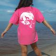 Boston Terrier And Moon Halloween Costume Dog Lover Women's Comfort Colors T-Shirt Back Print Crunchberry