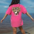 Cute Boston Terrier Shamrock St Patrick's Day Dog Lover Men Women Kids Women's Comfort Colors T-Shirt Back Print Crunchberry