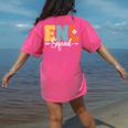 ENL Squad Back To School Teachers Students ENL Crew Men Women Girls Kids Women&#x27;s Comfort Colors T-Shirt Back Print Crunchberry