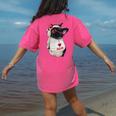 Girls I Heart Mom Love Mama Boston Terrier Dog Lover Women's Comfort Colors T-Shirt Back Print Crunchberry