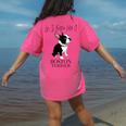 Life Is Better With A Boston Terrier Dog For Lover Women's Comfort Colors T-Shirt Back Print Crunchberry