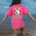 Siberian Husky Professional Human Trainer Women's Comfort Colors T-Shirt Back Print Crunchberry