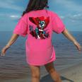 Super Power Superhero Boston Terrier Dog For Men Women Kids Women's Comfort Colors T-Shirt Back Print Crunchberry