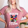 Boston Terrier Bostie Dog Breed Pet Bostie Mom Women's Heather T-Shirt Heather Mauve
