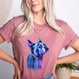 Boston Terrier Dog For a Boston Terrier Mom Women's Heather T-Shirt Heather Mauve