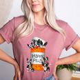 Boston Terrier Happy Pills T-Shirt Women's Heather T-Shirt Heather Mauve