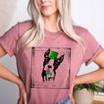 Cool Saint Patrick's Boston Terrier T Shirt For Dogs Lovers Women's Heather T-Shirt Heather Mauve