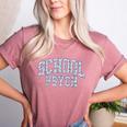 Cute Wildflower School Psych Teacher School Psychologist Women&#x27;s Heather T-Shirt Heather Mauve