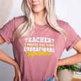 Teacher Educational Superhero School Teachers Women&#x27;s Heather T-Shirt Heather Mauve