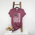 Best Boston Terrier Dog Mom Ever USA Flag For Men Women Kids Women's Heather T-Shirt Heather Maroon