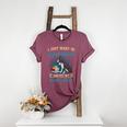 Boston Terrier American Gentleman Bibliophile Book Lover Women's Heather T-Shirt Heather Maroon