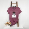 Boston Terrier American Gentleman Personal Stalker Dog Lover Women's Heather T-Shirt Heather Maroon