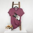 Boston Terrier Bostie Dog Kids Men Women's Heather T-Shirt Heather Maroon