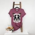 Boston Terrier Dad Father’s Day Dog Dad Men’s Women's Heather T-Shirt Heather Maroon