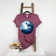 Boston Terrier Dog Moon Dog Mom Dad Women Men Dog Lovers Women's Heather T-Shirt Heather Maroon