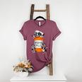 Boston Terrier Happy Pills T-Shirt Women's Heather T-Shirt Heather Maroon