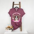 Boston Terrier Mom Mother's Day Women's Heather T-Shirt Heather Maroon