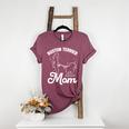 Boston Terrier Mom Boston Terrier Mom Women's Heather T-Shirt Heather Maroon