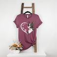 Boston Terrier Shirts For Women Girls Kids Heart Cute Women's Heather T-Shirt Heather Maroon