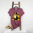 Boston Terrier s Mid-Century Modern Art s Street Grunge Women's Heather T-Shirt Heather Maroon