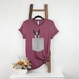 Dog In Your Pocket Boston Terrier For Men Women Girls Kids Women's Heather T-Shirt Heather Maroon