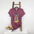Vintage Boston Terrier Dog Women's Heather T-Shirt Heather Maroon