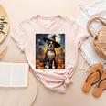 Aesthetic Halloween Boston Terrier Dog Witch Pumpkin For Men Women Kids Women's Heather T-Shirt Heather Peach