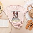 Boston Terrier Brindle Dog Professional Human Trainer Women's Heather T-Shirt Heather Peach