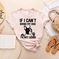 Boston Terrier If I Can't Bring My Dog I'm Not Going Men Women Kids Women's Heather T-Shirt Heather Peach