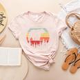 Catch Some Rays Vintage Retro Grizzly Bear Women's Heather T-Shirt Heather Peach