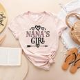 Granddaughter Nanas Girl Women's Heather T-Shirt Heather Peach
