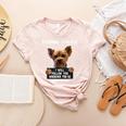 Personal Stalker I'Ll Follow You Wherever You Go Yorkie Women's Heather T-Shirt Heather Peach
