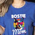 Boston Terrier Bostie Dog Breed Pet Bostie Mom Women's Heather T-Shirt Heather True Royal
