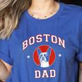 Boston Terrier Dad Dog Father For Men Women Kids Women's Heather T-Shirt Heather True Royal