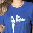 Boston Terrier Dad The DogFather Shirt Boston Terrier Women's Heather T-Shirt Heather True Royal