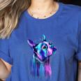 Boston Terrier Dog For a Boston Terrier Mom Women's Heather T-Shirt Heather True Royal