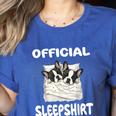 Boston Terrier Dog Official Sleepshirt Pajamas Nightgown For Men Women Girls Kids Women's Heather T-Shirt Heather True Royal