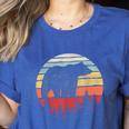 Catch Some Rays Vintage Retro Grizzly Bear Women's Heather T-Shirt Heather True Royal